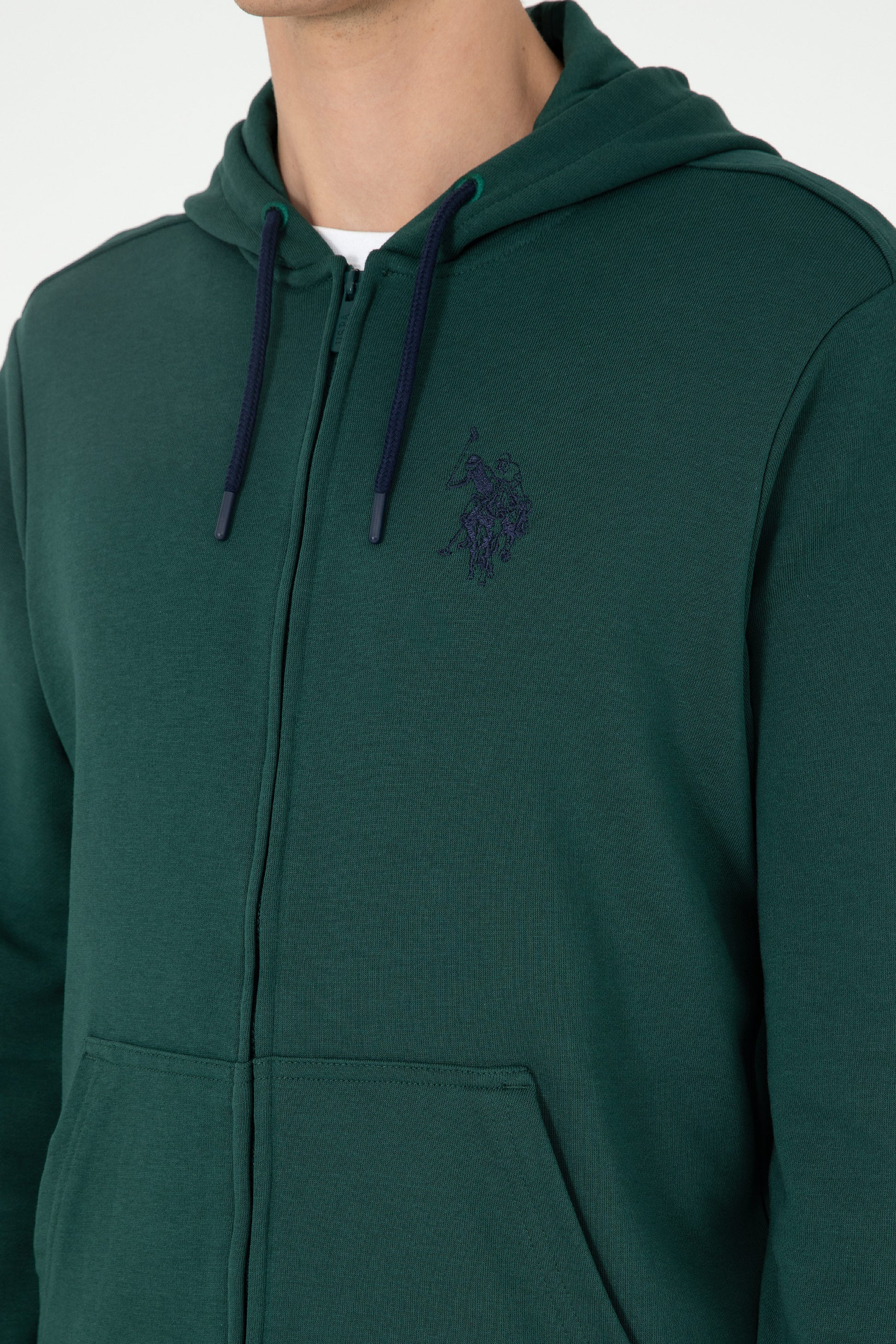 Men's Dark Green Knitted Cardigan