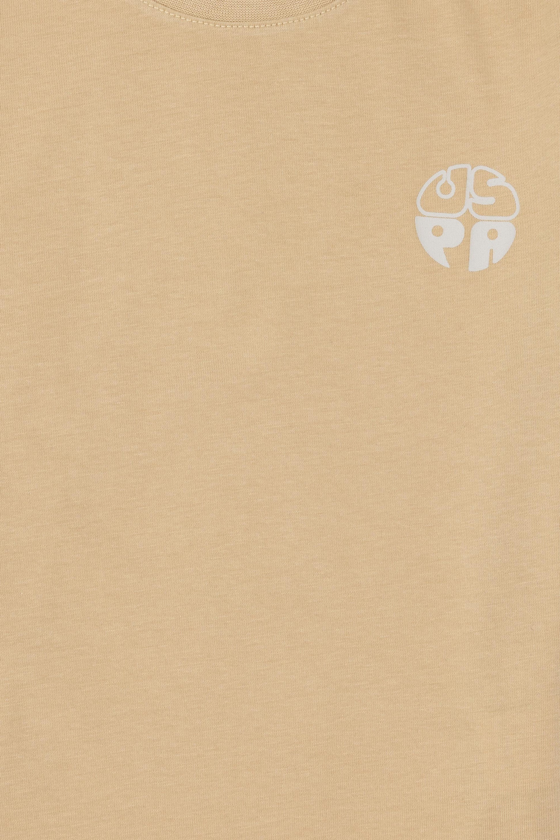 Boy's Sand Comfort Basic Crew Neck T-Shirt