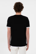 Men's Regular Fit Crew Neck Black T-Shirt