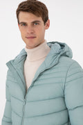 Men's Water Green Coat