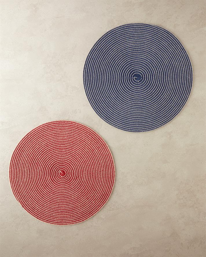 Fiora Polyester American Tableware Blue