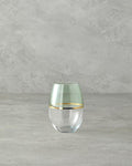 Fiore Glass 4 Cup 300 ml Light Green