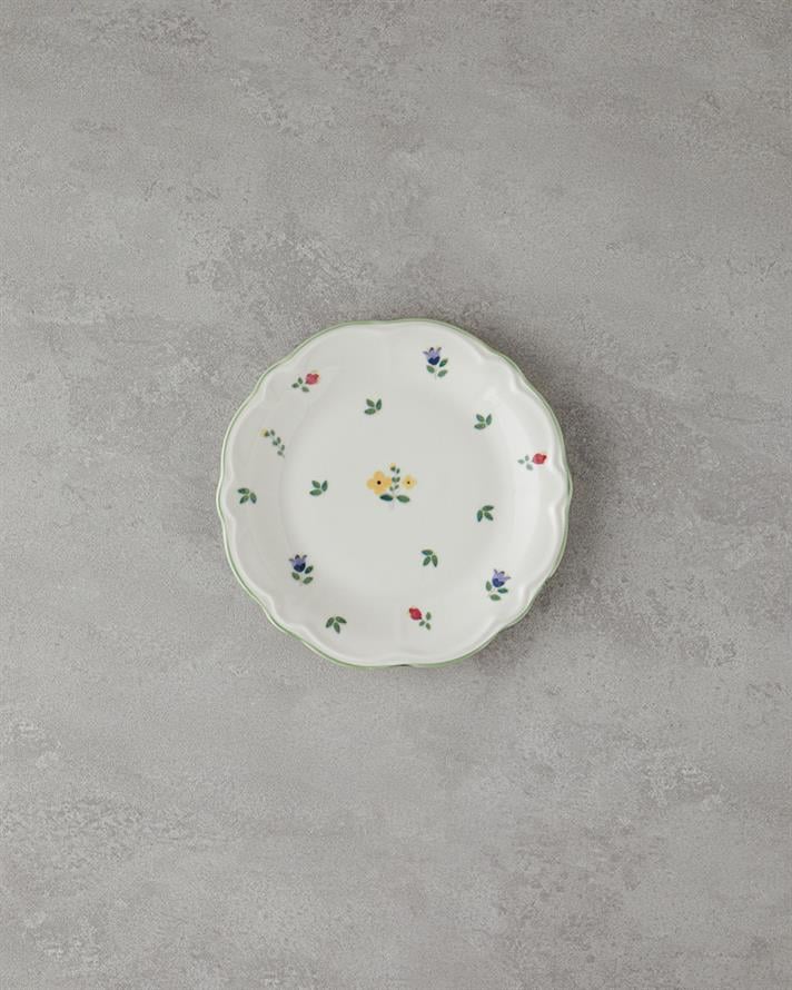 Fiorellino Porcelain 8 Pieces 2 Seater Breakfast Set Green-Yellow-Pink-Blue