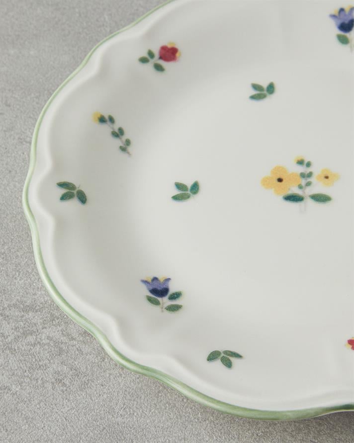 Fiorellino Porcelain 8 Pieces 2 Seater Breakfast Set Green-Yellow-Pink-Blue