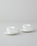 Flare New Bone China 4 Piece 2 Seater Coffee Cup Set Gold