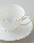 Flare New Bone China 4 Piece 2 Seater Coffee Cup Set Gold