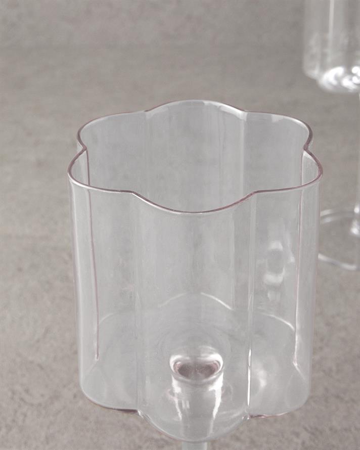 Fluorine Pura Glass 2 Piece Glass Transparent