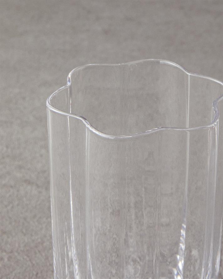 Flor Pura Glass 2 Pcs Soft Drink Glass Transparent