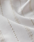 Flossy Polyester Runner 40x140 cm White - Beige
