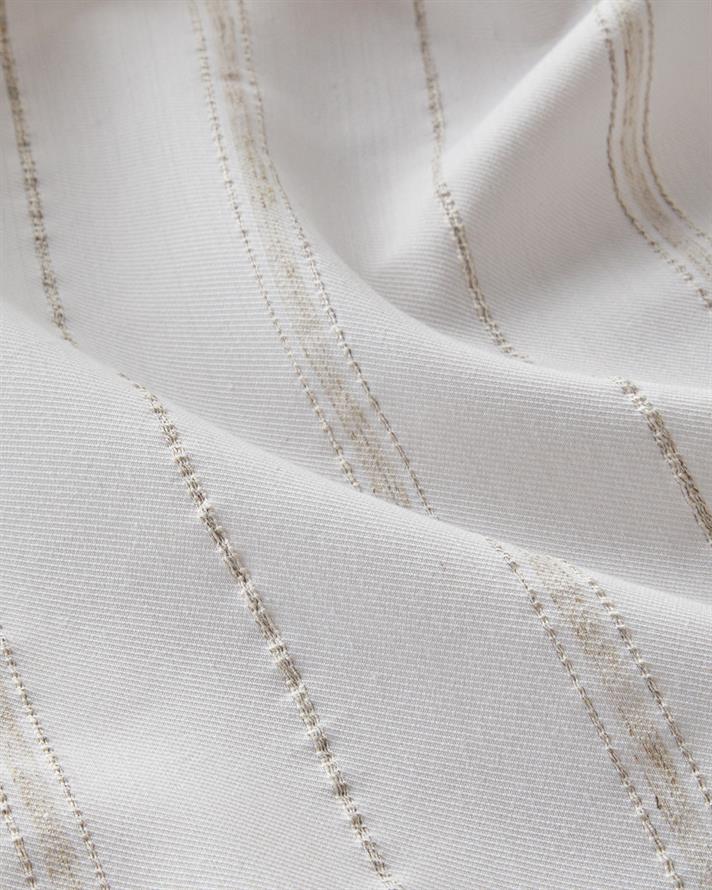 Flossy Polyester Runner 40x140 cm White - Beige