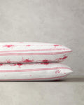 Flower Line 2 Piece Pillowcase Pink