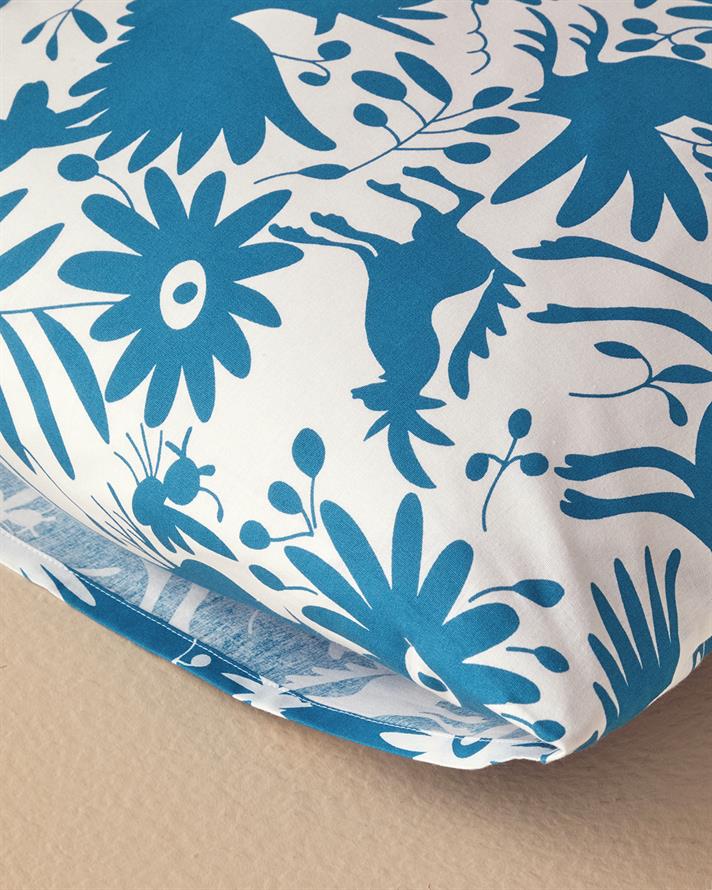 Folk Jungle 2-Pack Pillowcase Blue