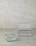 Glamour Glass Decorative Box Silver