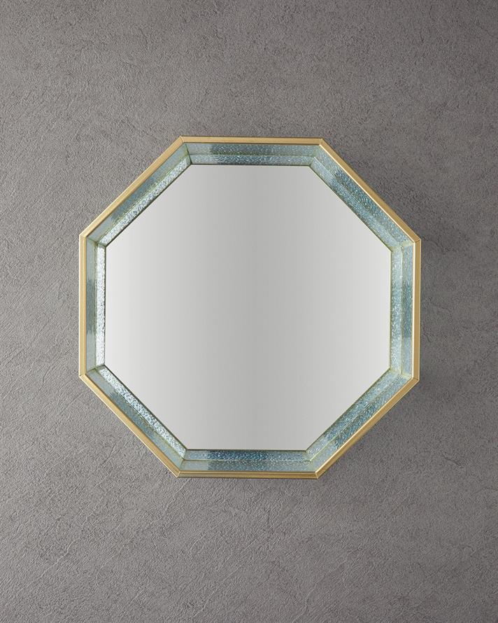 Glossy Glass Decorative Tray Gold