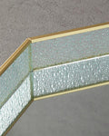 Glossy Glass Decorative Tray Gold