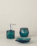 Hailey Glass Bathroom Set Mint