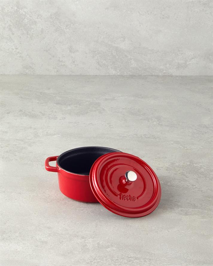 Hecha Cast Iron Mini Cookware Red