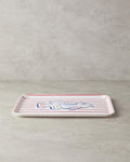 Jolly Fish Melamine Non-Slip Tray 27x36 cm Red