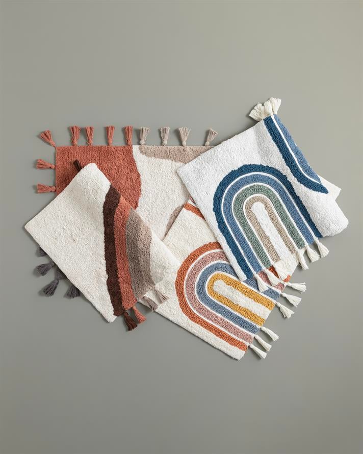 Journey Cotton Bath Mat Multicolor