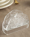 Karissa Glass Napkin Holder 13x9 cm Transparent