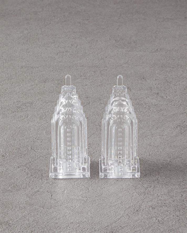 Kerry Glass Salt Shaker - Pepper Shaker Transparent