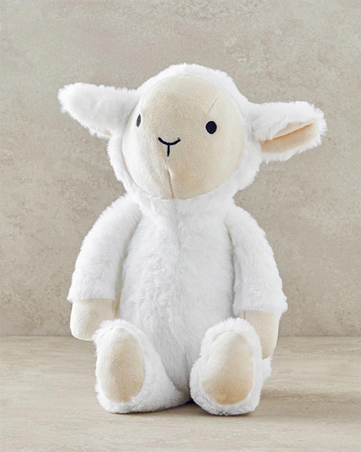 Lamb Baby Decorative Cushion White