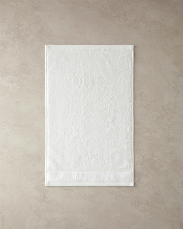 Leafy Bamboo Hand Towel 30x50 cm Ecru