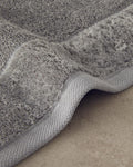 Leafy Bamboo Face Towel 50x90 cm Grey