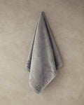 Leafy Bamboo Face Towel 50x90 cm Grey