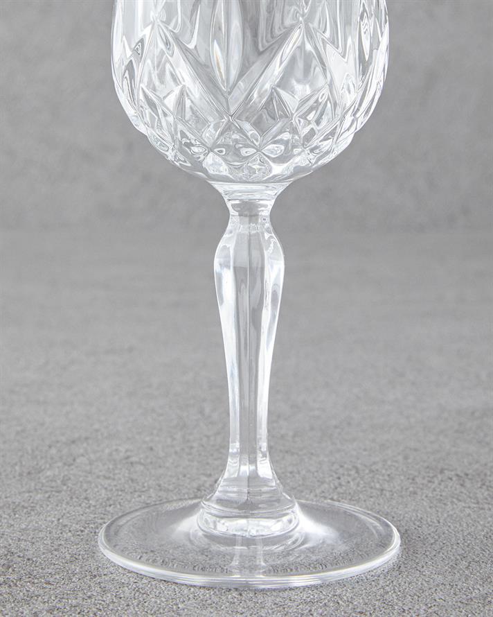 Leonora Crystal Glass Set of 6 230 ml Clear