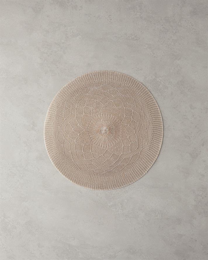 Leron Polyester 2-Piece American Tableware Beige
