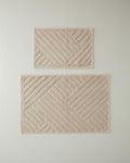 Linea Cotton Curl Bath Mat Set Beige