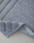 Linea Cotton Curl Bath Mat Set Grey