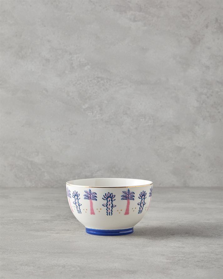 Love Fantasy New Bone China Bowl Pink - Blue