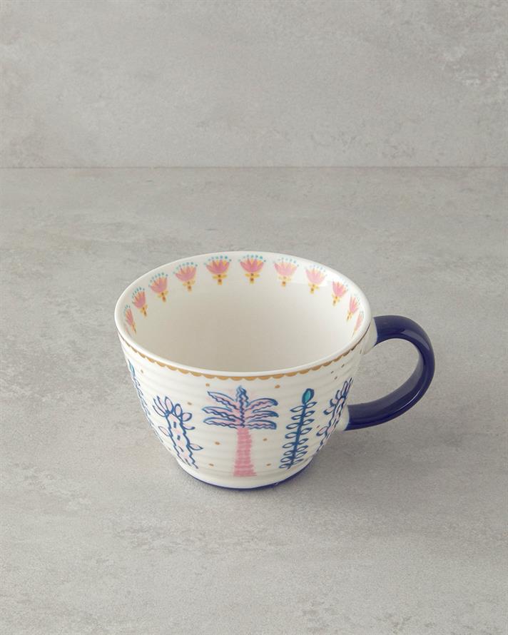 Love Fantasy New Bone China Mug Pink - Blue