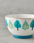 Love Jungle New Bone China Bowl Green