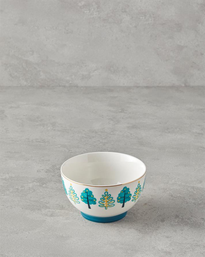 Love Jungle New Bone China Bowl Green