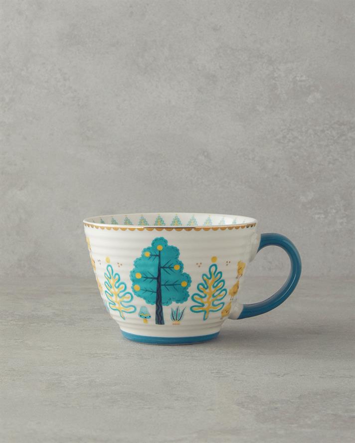 Love Jungle New Bone China Mug Green