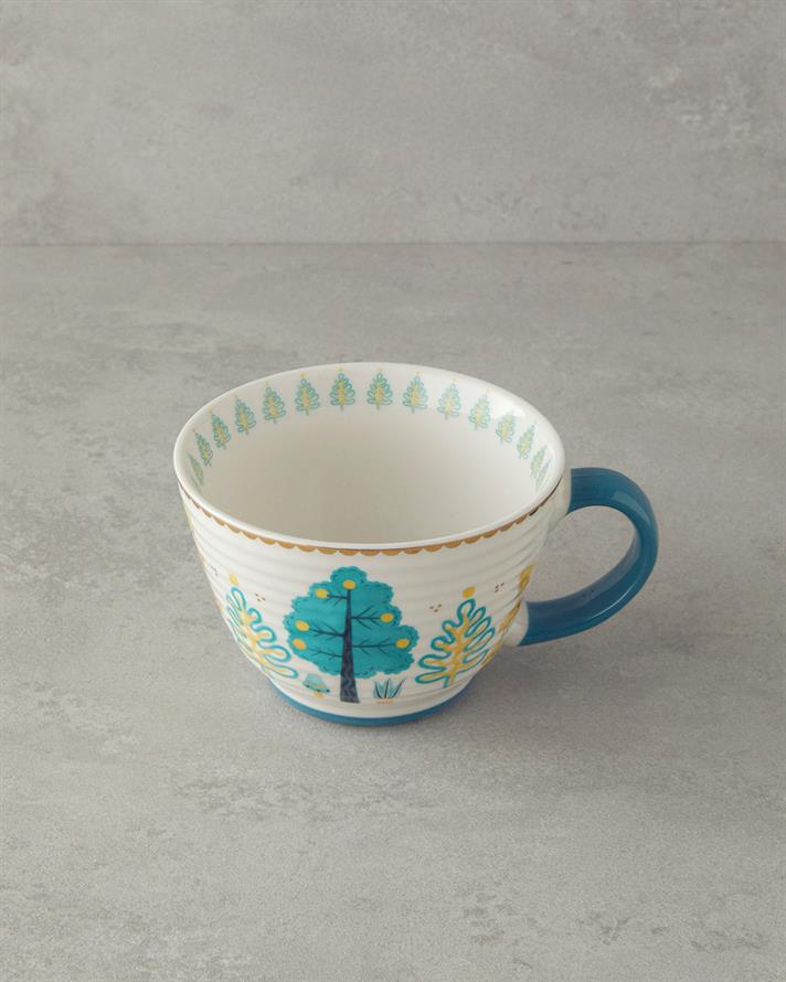 Love Jungle New Bone China Mug Green