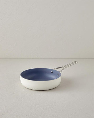 Luna Aluminum Frying Pan Cream