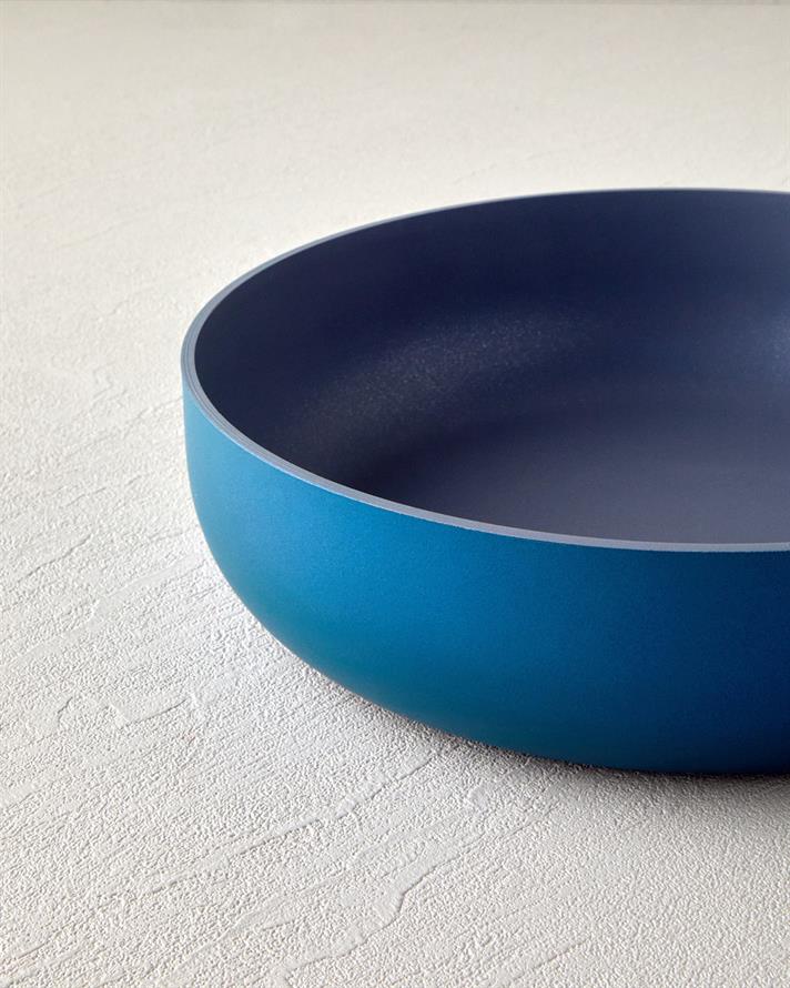 Luna Aluminum Frying Pan Blue