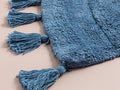 Luna Cotton Bath Mat Light Blue