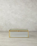 Luxury Glass Decorative Box Gold