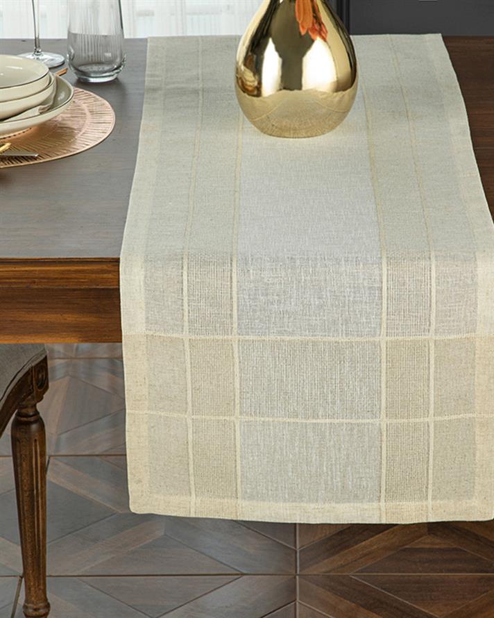 Luxe Linen Runner Beige