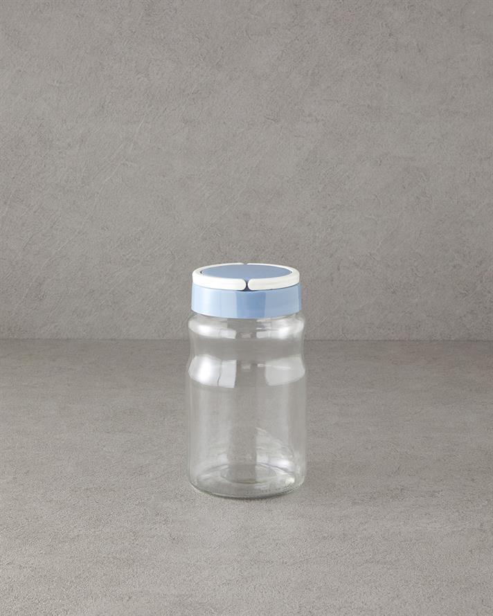 Manor Glass Jar 1700 ml Blue