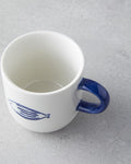 Marinique Stoneware Set of 6 Coffee Cups 130 ml Blue