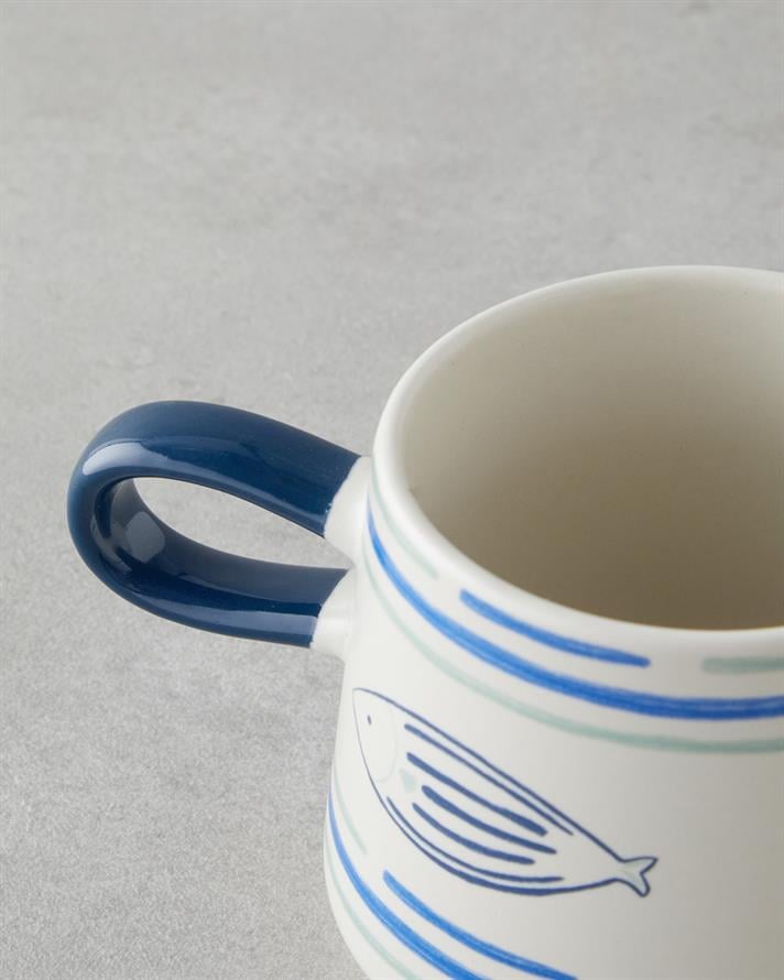 Marinique Stoneware Mug 340 ml Blue - Green