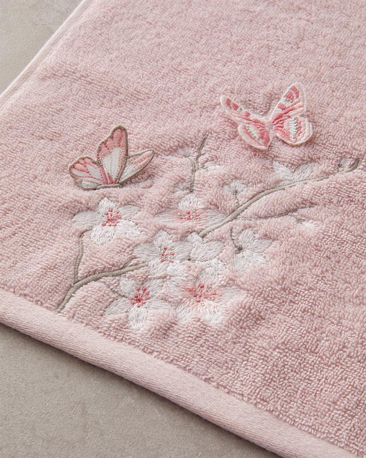 Mariposa Cotton Face Towel Set Pink