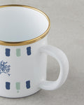 Mariscopia Enamel Mug 350 ml Blue-green