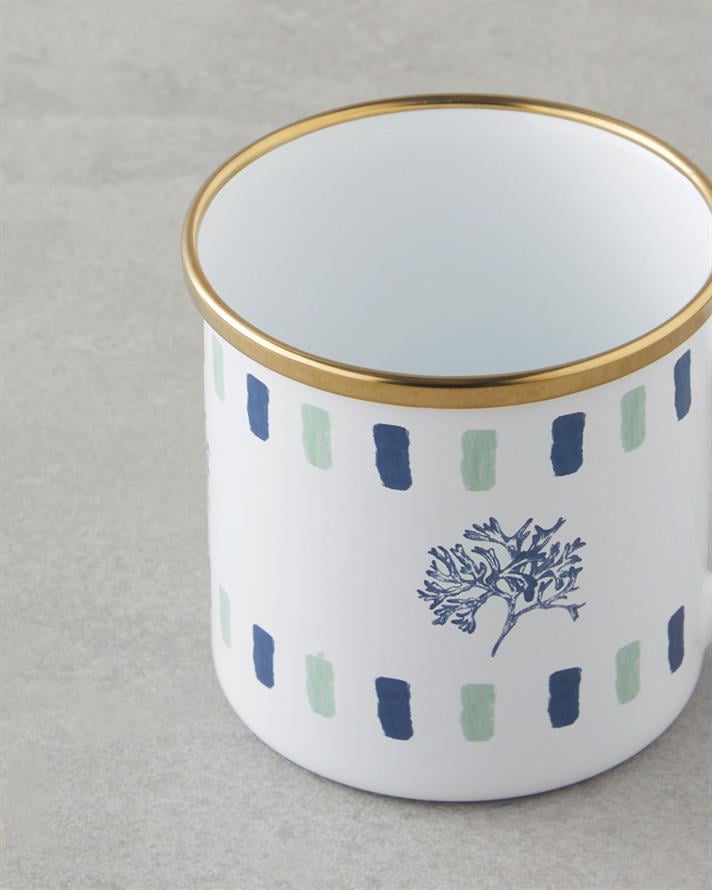 Mariscopia Enamel Mug 350 ml Blue-green